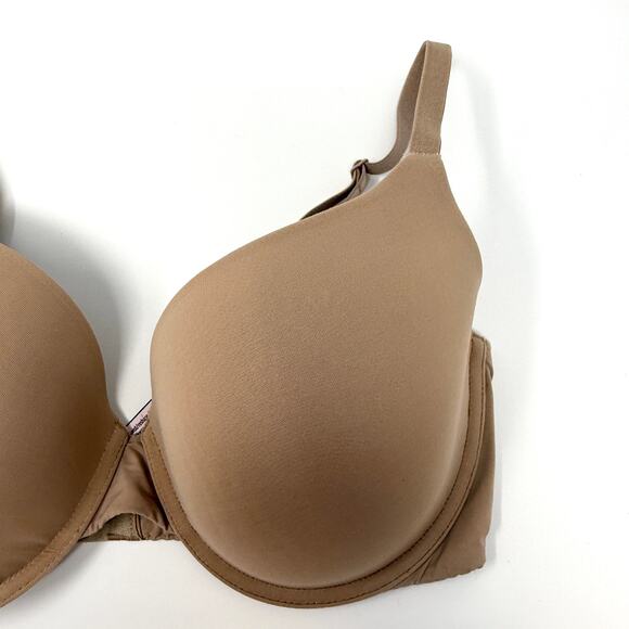 Victoria’s Secret Push Up Padded Underwire Bra In Nude Size 36D - Picture 3 of 8